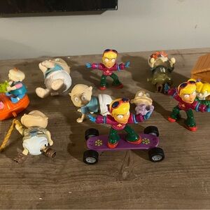 Nickelodeon Rugrats Action Figures‎ - Red, Blue, Purple